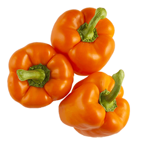 Orange Sweet Bell Peppers