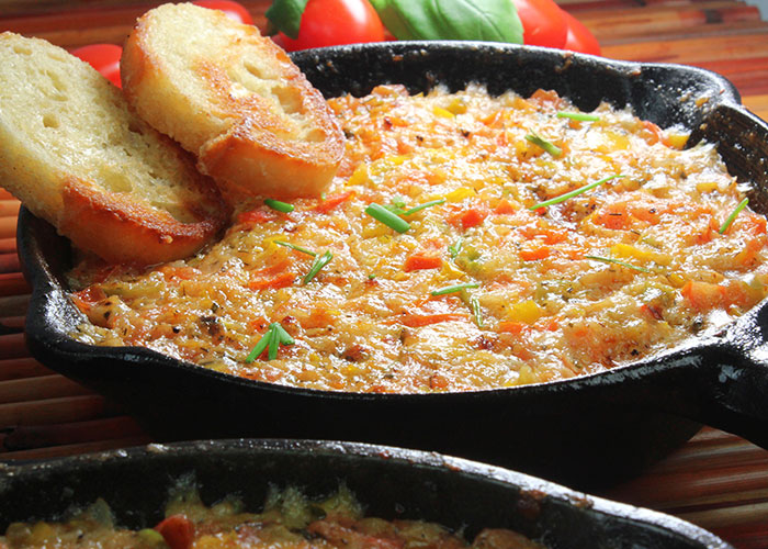 Hot Tomato Cheese Dip