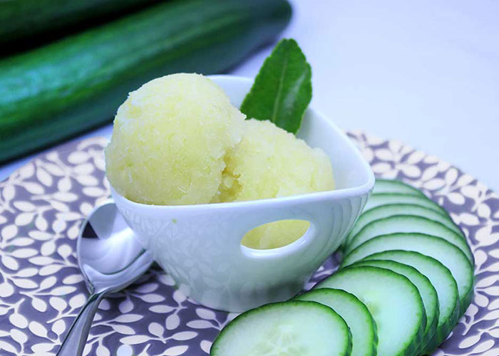 Cucumber Lime Sorbet