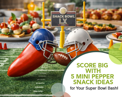 Score Big with 5 Mini Pepper Snack Ideas for Your Super Bowl Bash