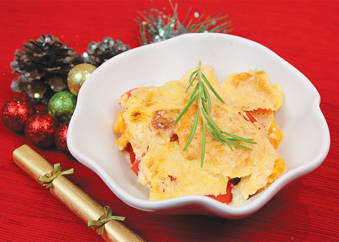 Scalloped Peppers and Sweet Potatoes | Red Sun Farms
